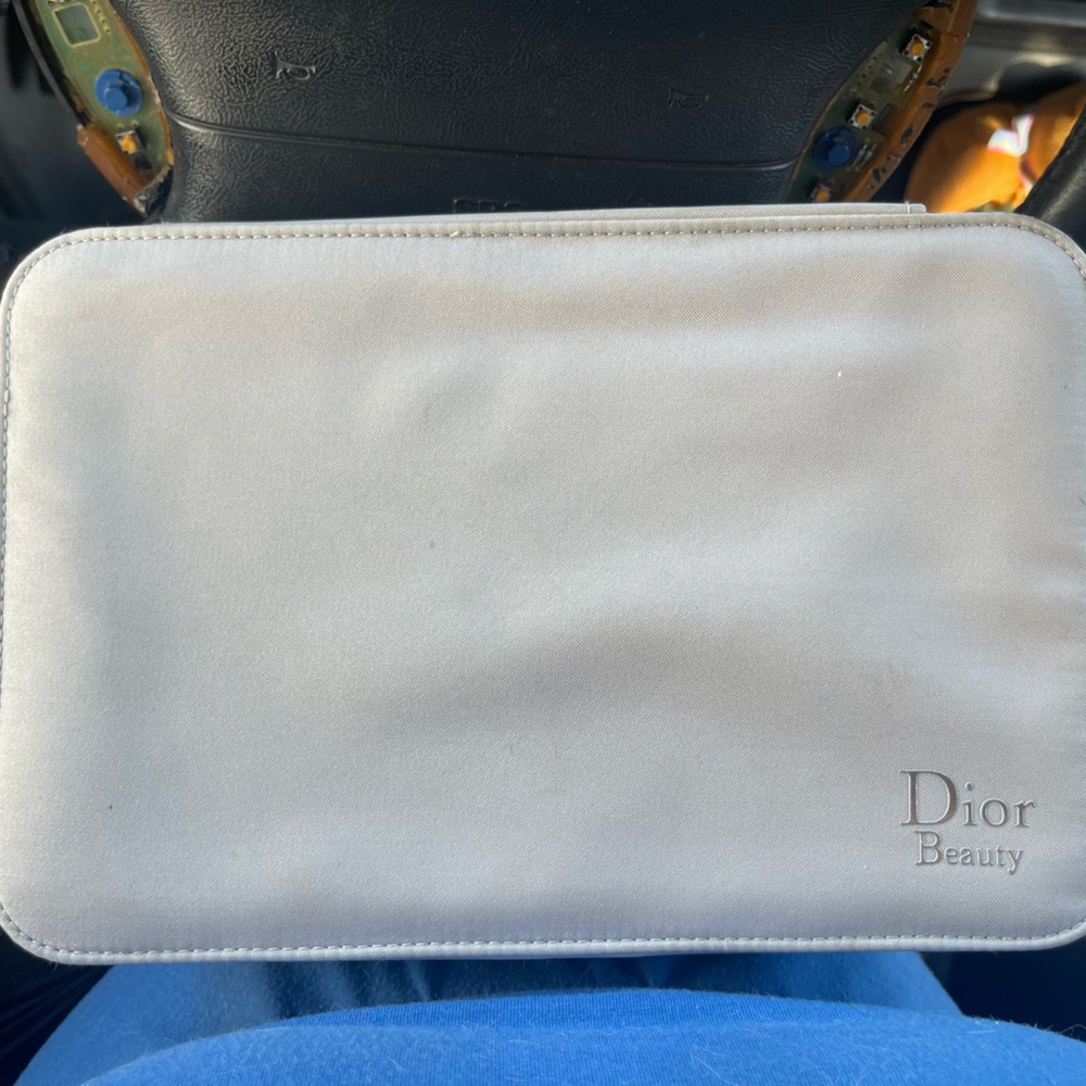 Dior Beauty Light Gray Pouch